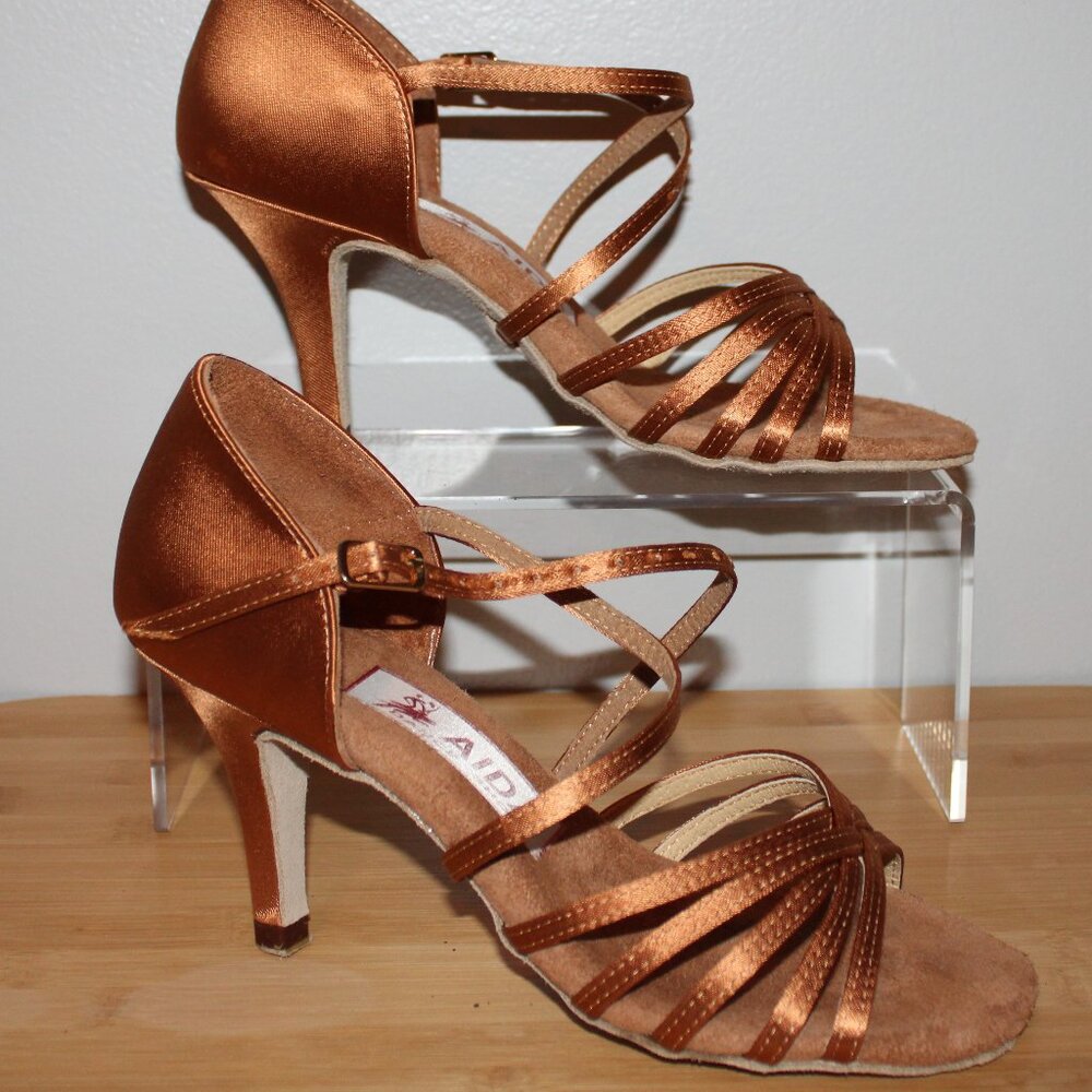 AIDA Latin/Rhythm Dance Shoes Women's Heel Karina US 7 AIDA Size 24 E